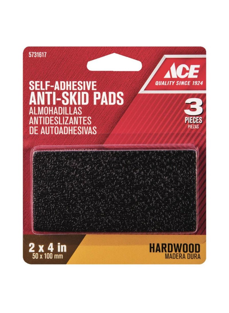 ACE وسادات مطاطية مضادة للانزلاق ذاتية اللصق من آيس عبوة 5 × 10 سم 3 قطع