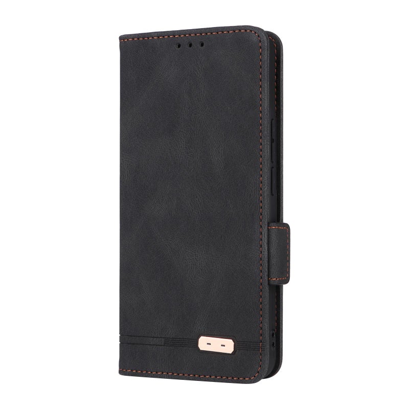 HuHa Case Cover For Honor 400 Lite Global Magnetic Clasp Flip Leather Phone Case(Black) - Image 2