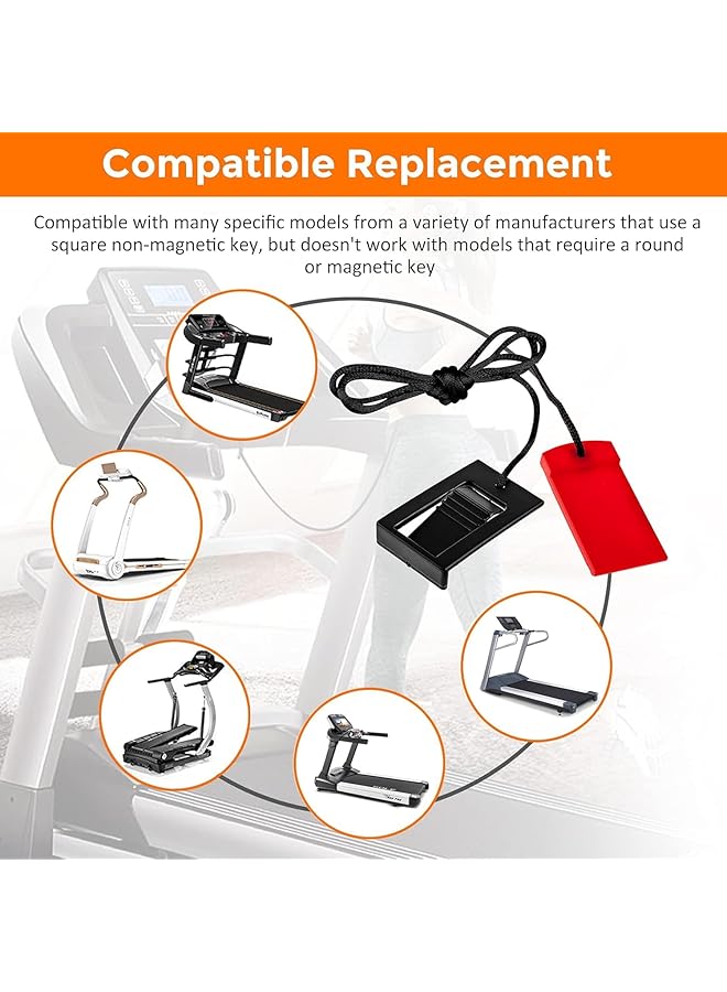 Generic Magnetic Safety Key For Treadmill,Universal Treadmill Safety Key,Fit Most Treadmill Magnet Security Lock,Suitable For Almost 99% Motorized Treadmill  - Image 2
