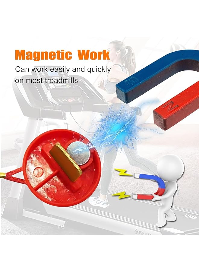 Generic Magnetic Safety Key For Treadmill,Universal Treadmill Safety Key,Fit Most Treadmill Magnet Security Lock,Suitable For Almost 99% Motorized Treadmill  - Image 3