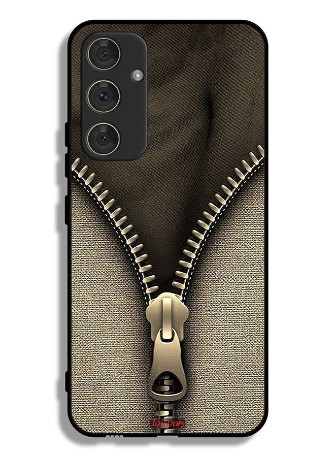 Tolwak Samsung Galaxy A54 5G Protective Case Cover Zip Pattern - Image 1