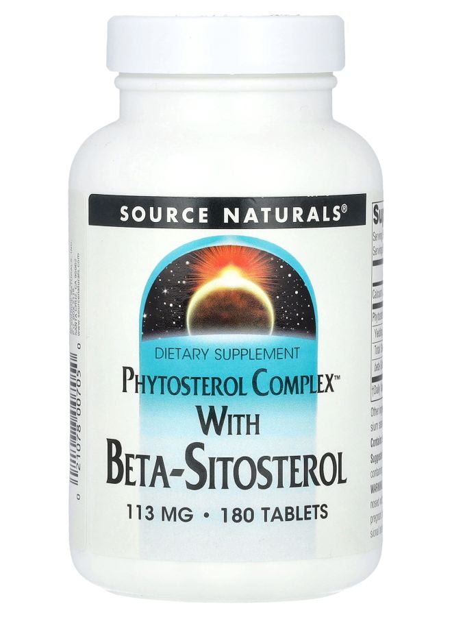 Phytosterol Complex With Beta-Sitosterol 340  mg 180 Tablets (113 mg per Tablet)