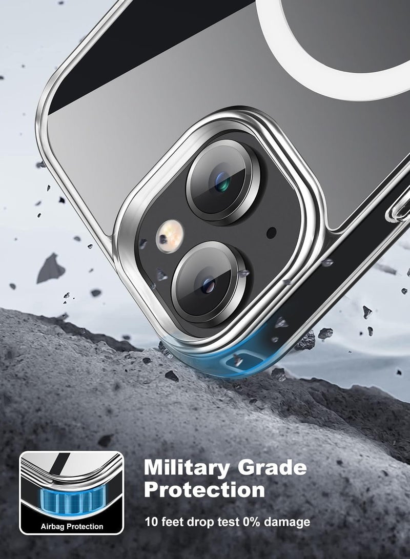 Case Compatible with iPhone 15 Pro Max Phone Case [Fits MagSafe][10FT Drop Resistant] Crystal Clear Shockproof Slim Fit for Phone 15 Pro Max Cases - Image 3