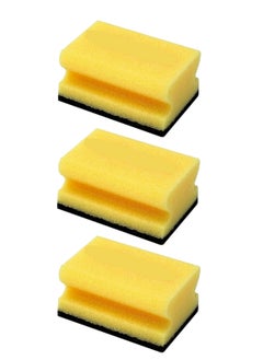 اصفر 3 اسفنج صحون