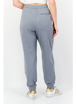 Fourlaps Women Slim Fit Heather Training Sweatspant, Grey  - Image 4