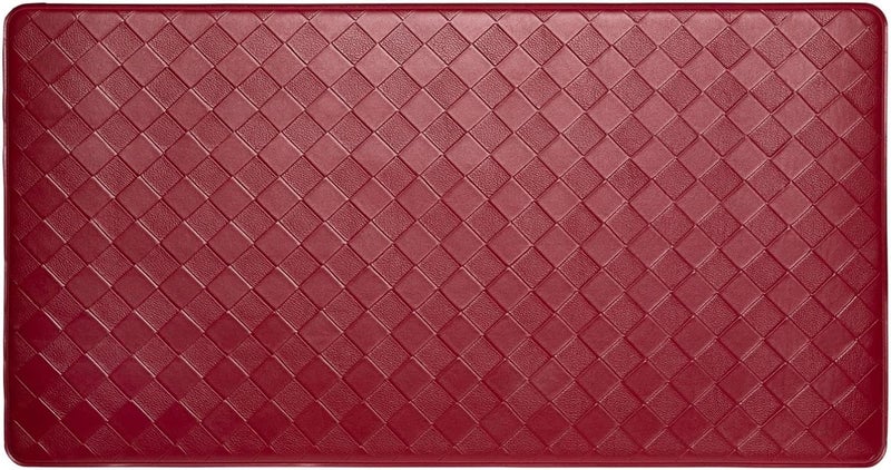 Home Dynamix Anti-Fatigue Kitchen Mat, Cushioned Non-Slip, Red 17"x39" - Image 1
