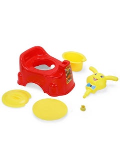 Nabhya Rabbit Baby Potty Training Seat Chair For Kidsinfant Potty Toilet Chair With Removable Bowl & Closing Lid (Red)  - Image 3