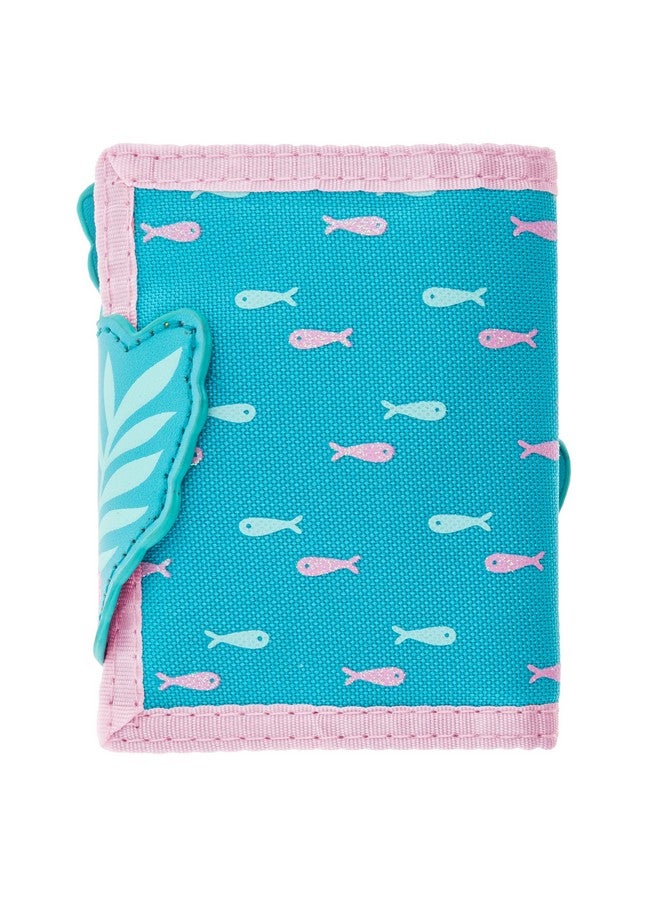 Stephen Joseph Stephen Joseph Kids' Cartoon Wallet - Slim Trifold with Zippered Pocket, Toddler Coin Holder, Front Pocket Printed Purse - Mermaid Theme Gift for Children  - Image 3