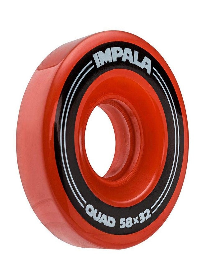 Impala 4 Pack Wheels - Red - Image 2