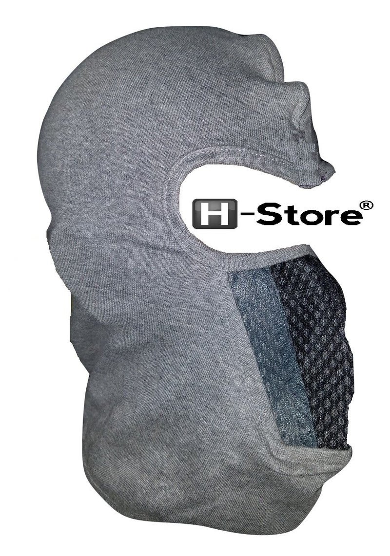 H-Store Filter Bike Riders Anti Pollution Dust Sun Protecion Full Face Cover Mask (White with Grey and Black) - Image 3