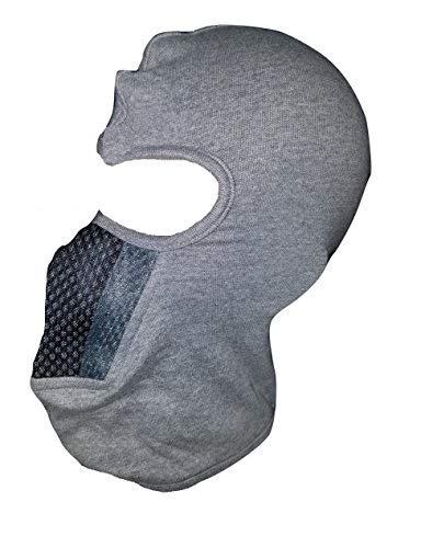 H-Store Filter Bike Riders Anti Pollution Dust Sun Protecion Full Face Cover Mask (White with Grey and Black) - Image 4