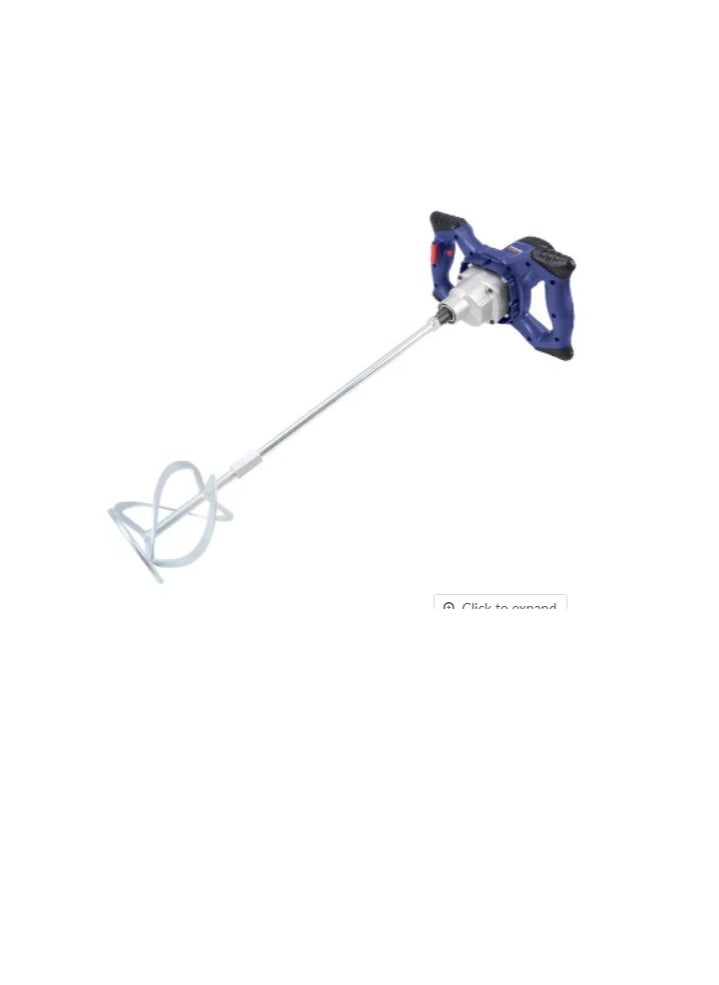 makute Electric Hand Mixer Electric Cement Mixer 1850W with 700rpm for Mixing Concrete  Mortar Plaster  and Other Construction materials(HM-120C)  - Image 1
