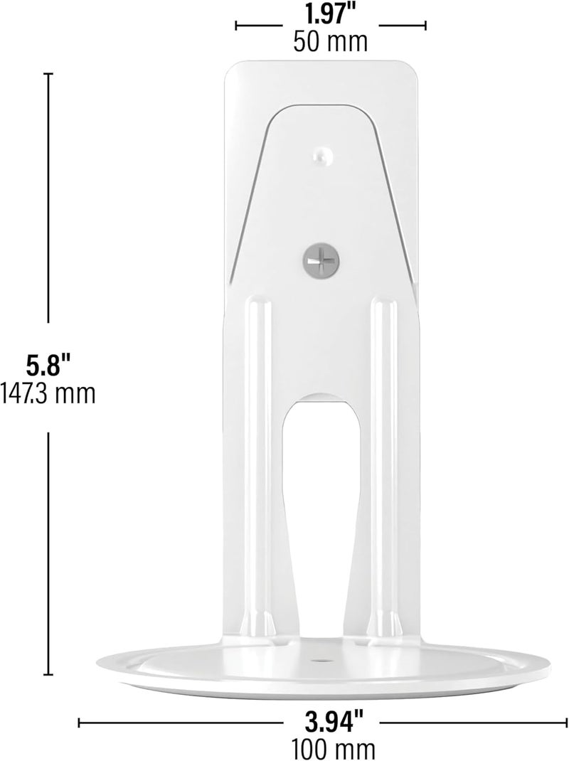 Sanus Fixed Speaker Wall Mount for Sonos Era 100™ (Single) (White) - Image 2