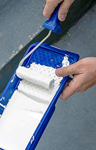 NANJA Paint Roller -Small Paint Tray Set with High-Density Foam Mini Roller Refills, Roller Frame, Paint Tray, 4" Microfiber Roller Covers, House Painting Roller Brush(12-Pack) - Image 5