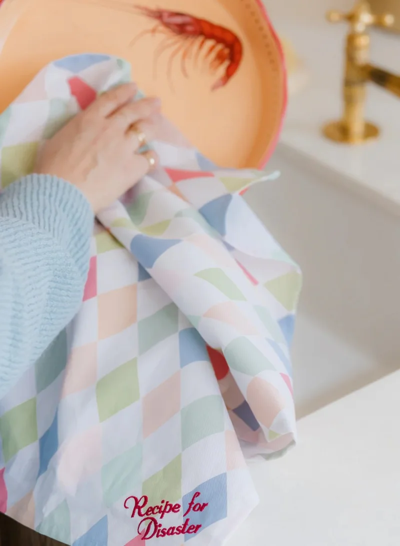 ايفون الين Set Of 2 Tea Towels Harlequin