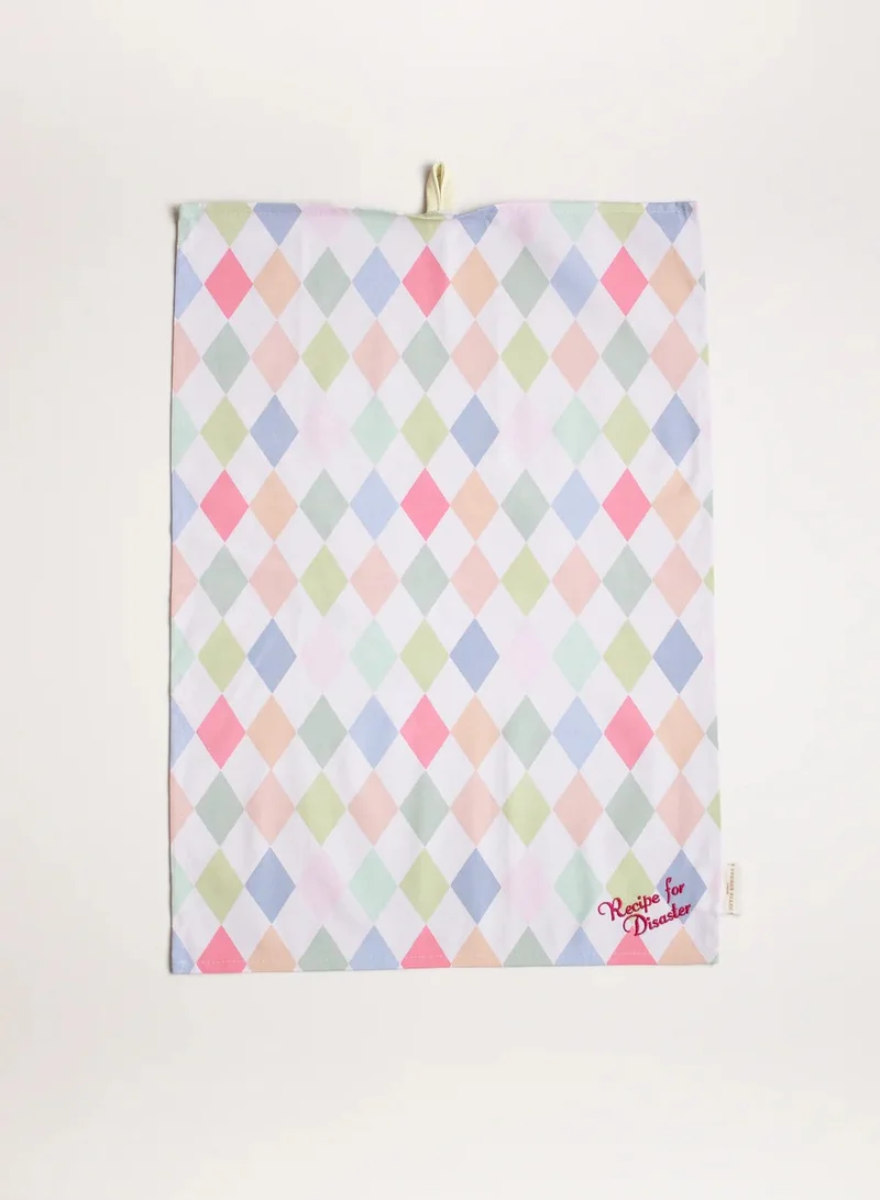 Yvonne Ellen  Set Of 2 Tea Towels Harlequin for Women | Best Price UAE
