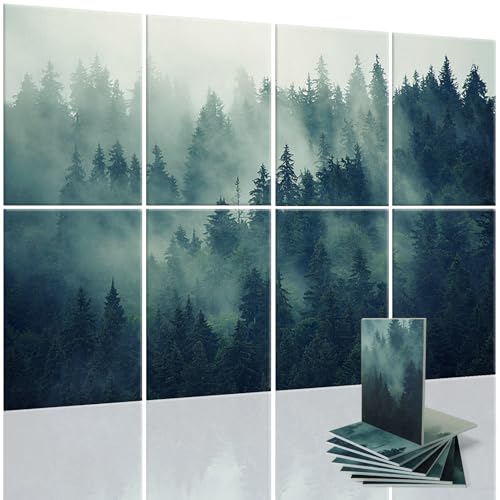Art3d Soundproof Wall Panels 48x32 8Pack Acoustic Wall Art Panels Sound Absorbing Decorative Wall Panels for Living Room Bedroom Kitchen Studio Polyester UV Print - Image 1