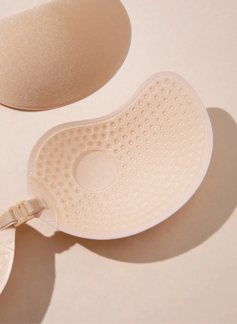 Jomo Store Push Up Self Adhesive Silicone Bust Front Closure Strapless Invisible Bra - Image 4