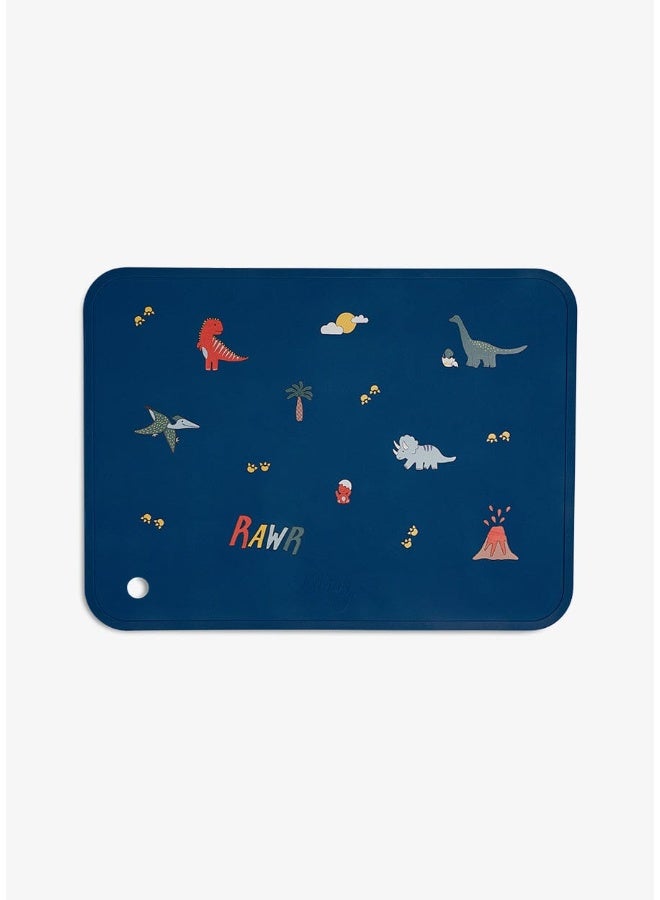 Citron Silicone Placemats Rectangle - Dino - Image 1
