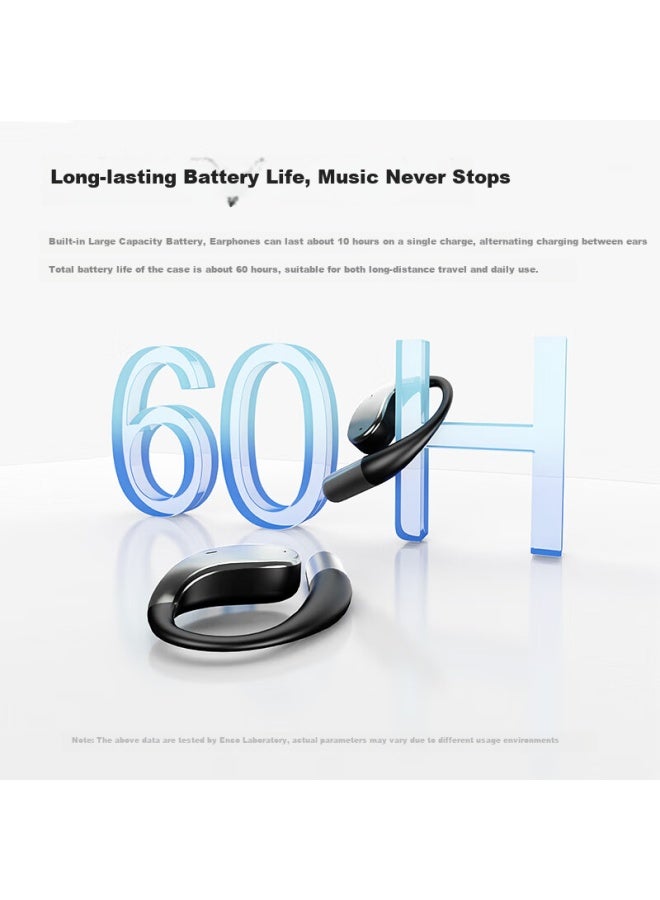 Enkor Ew16 Hanging Ai Bluetooth Earphones With Translation, Noise Reduction, Simultaneous Interpretation, Smart Wireless Open Conference Assistant, Suitable For Running And Sports, Compatible With App - Image 4