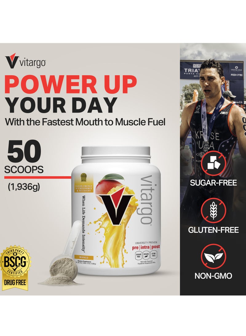 Vitargo 50 Servings-Mango  4lbs 4.3oz (1936 g) - Image 2