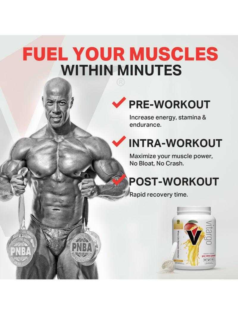 Vitargo 50 Servings-Mango  4lbs 4.3oz (1936 g) - Image 4