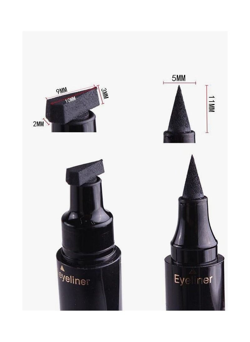 MISS ROSE M Precision Winged Look Longlasting Waterproof Quick-Dry Stamp Eyeliner Pen in Black  - Image 4
