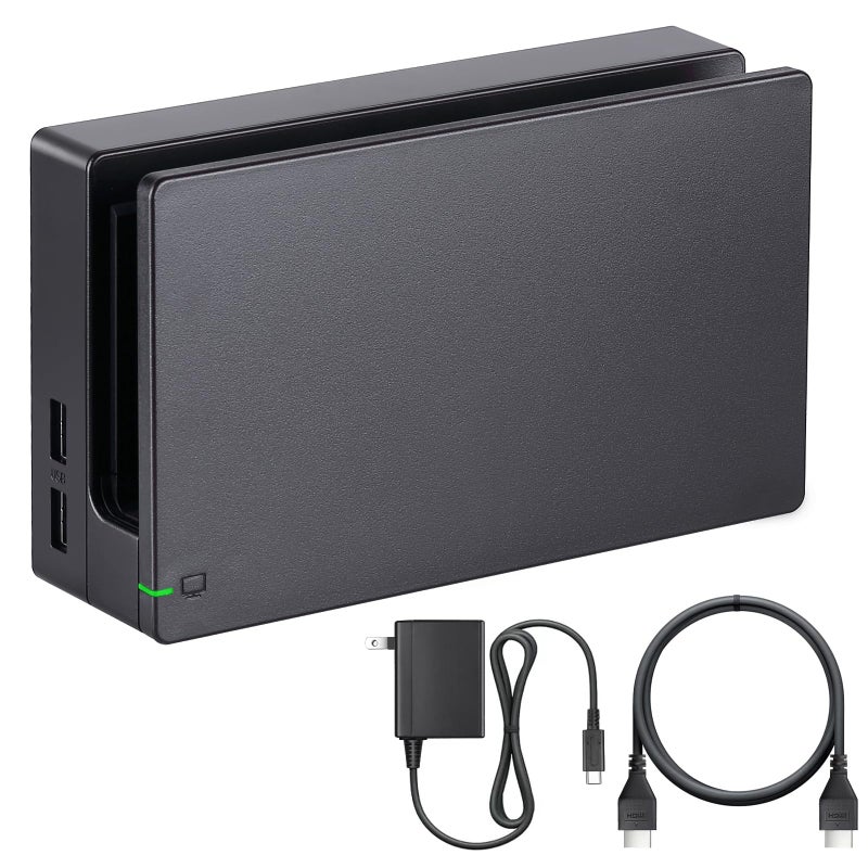 MOSAHOLL TV Dock Station for Switch 3 in 1 Replacement TV Base Docking Station Set with Upgraded IC Module Charger HDMI Cable Accessories for Switch Console Not for Switch 2 - Image 2