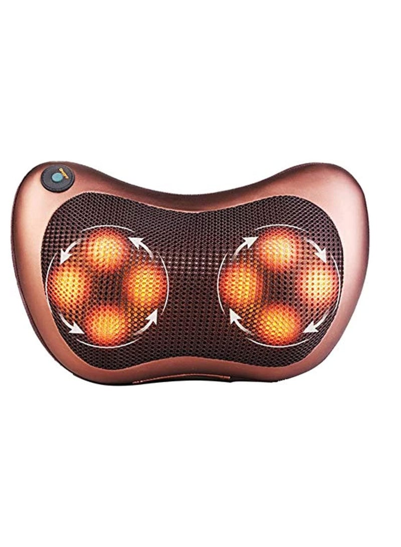ELTRAZONE Neck Massage Pillow And Shoulders, Adomen, Legs Back Massager Relaxation By 8 Head With Magnet Vibrator Electric Heating Kneading Therapy - Image 2