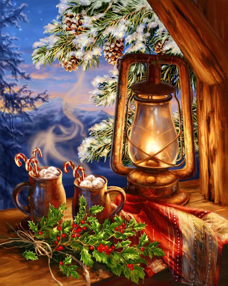 Springbok 1000 Piece Jigsaw Puzzle for Adults Christmas Morning Cocoa Winter Holiday 1000 pc Large Piece Puzzle Unique Cut Interlocking Pieces - Image 3