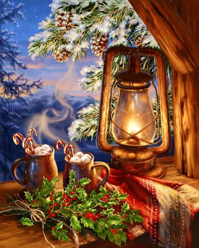 Springbok 1000 Piece Jigsaw Puzzle for Adults Christmas Morning Cocoa Winter Holiday 1000 pc Large Piece Puzzle Unique Cut Interlocking Pieces - Image 1