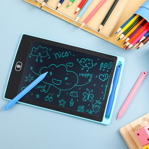 Chinco 6 Pcs LCD Writing Tablet Pen Replacement for Kids Drawing Tablet Doodle Board Kids Stylus Pen for Drawing Pad,3 Colors - Image 5