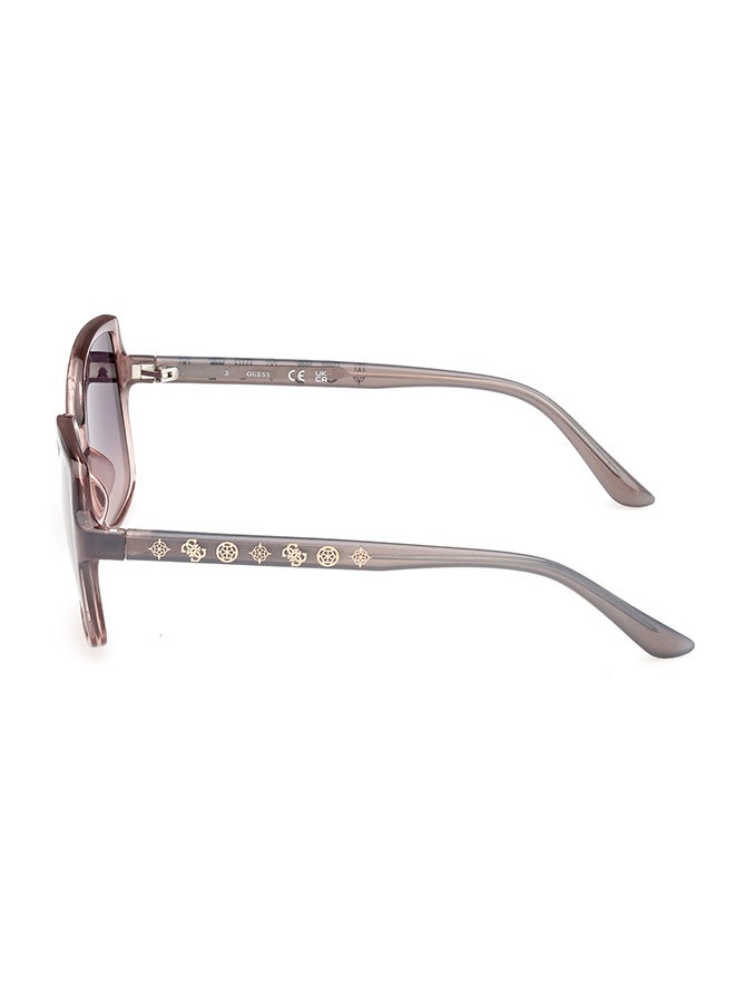 GUESS Women's UV Protection Square Sunglasses - GU0010020B55 - Lens Size: 55 Mm - Image 2