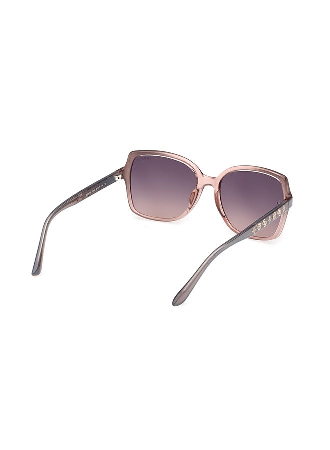 GUESS Women's UV Protection Square Sunglasses - GU0010020B55 - Lens Size: 55 Mm - Image 5