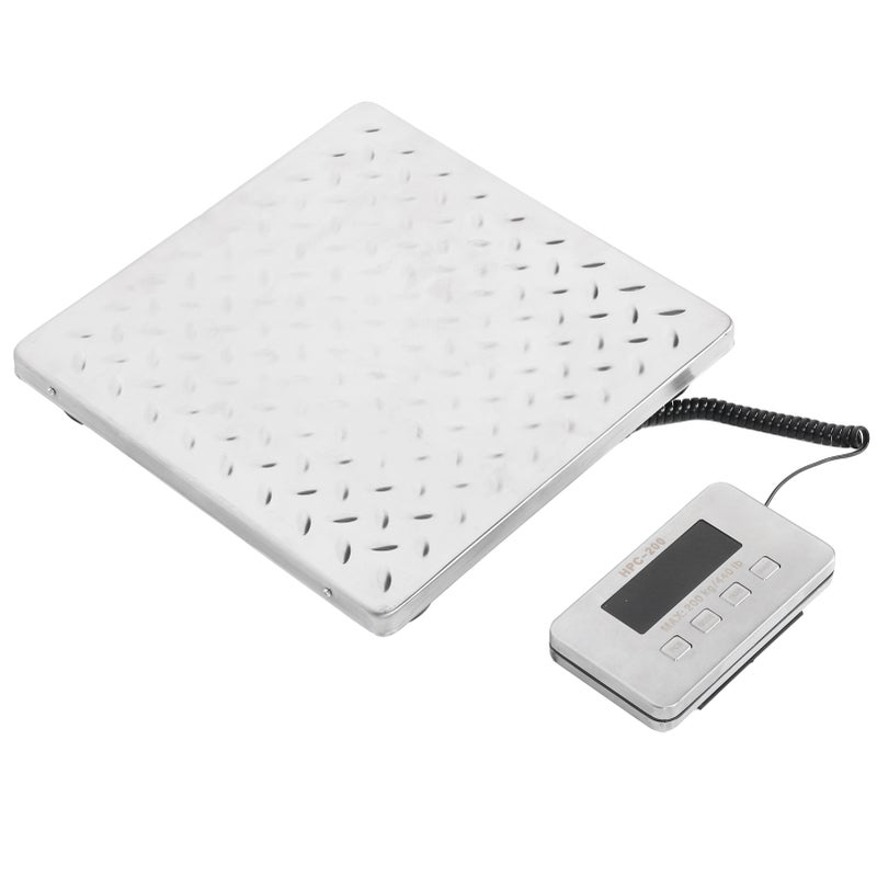 Postal Scale: Stainless Steel Platform With Non-Slip Feet - Built-In Battery & USB Cable, Separable Digital Display for Home Warehouse, Business Office, Post Office Use - Image 5