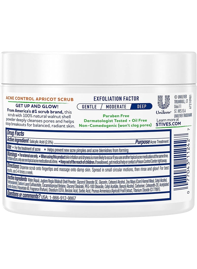 ST. IVES Acne Control Apricot Scrub (283g) - Image 2