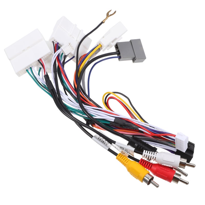 Universal Car Radio Harness, Easy Installation, Supports Various Navigation Systems - Image 1