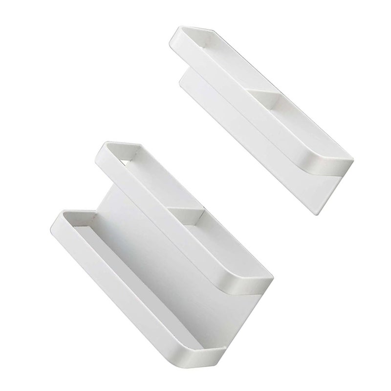 Magnetic Umbrella Stand No Punching Height Adjusting Wall Mounted Umbrella Holder Rack for Hotel Hallway White - Image 3