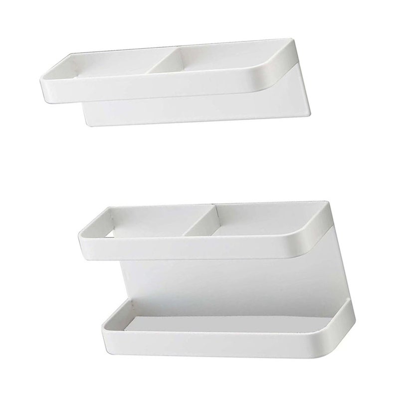 Magnetic Umbrella Stand No Punching Height Adjusting Wall Mounted Umbrella Holder Rack for Hotel Hallway White - Image 4