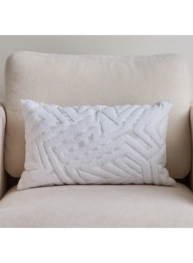 Home Box White Haven Aari Filled Cushion 30 x 50 cm