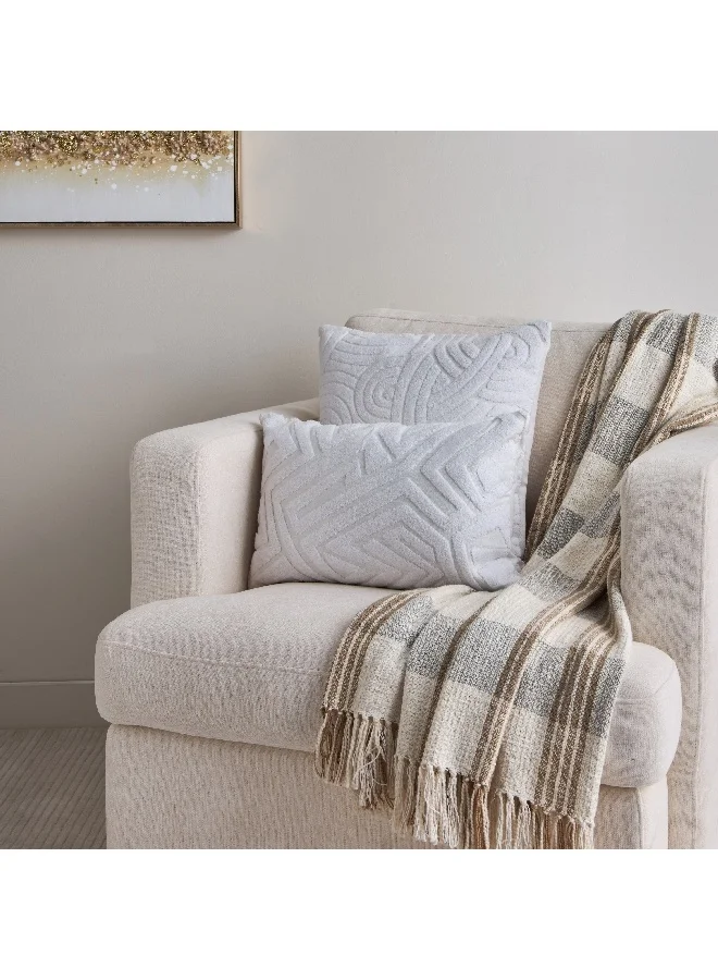 Home Box White Haven Aari Filled Cushion 30 x 50 cm