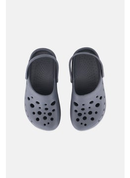 Woz Kids Boy Slip On Clogs, Grey  - Image 3