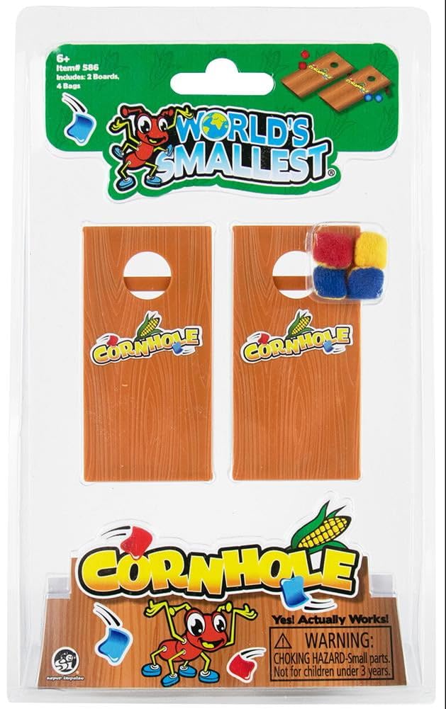 Worlds Smallest Adorable Mini Cornhole Set Fully Functional PalmSized Cornhole Game Perfect for Parties Office Breaks Gifts - Image 2
