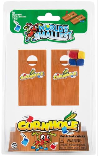 Worlds Smallest Adorable Mini Cornhole Set Fully Functional PalmSized Cornhole Game Perfect for Parties Office Breaks Gifts - Image 1