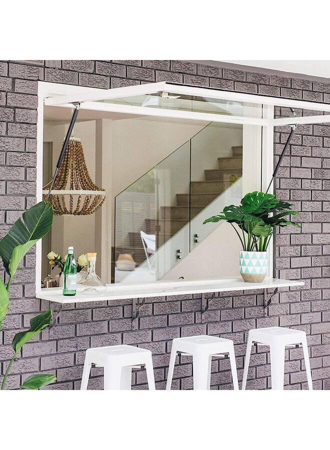 20 Inch 45lb/200N Per Gas Shock Strut Spring for RV Bed Boat Bed Cover Door Lids Floor Hatch Door Shed Window and Other Custom Heavy Duty Project, A Set of 2 - Image 5