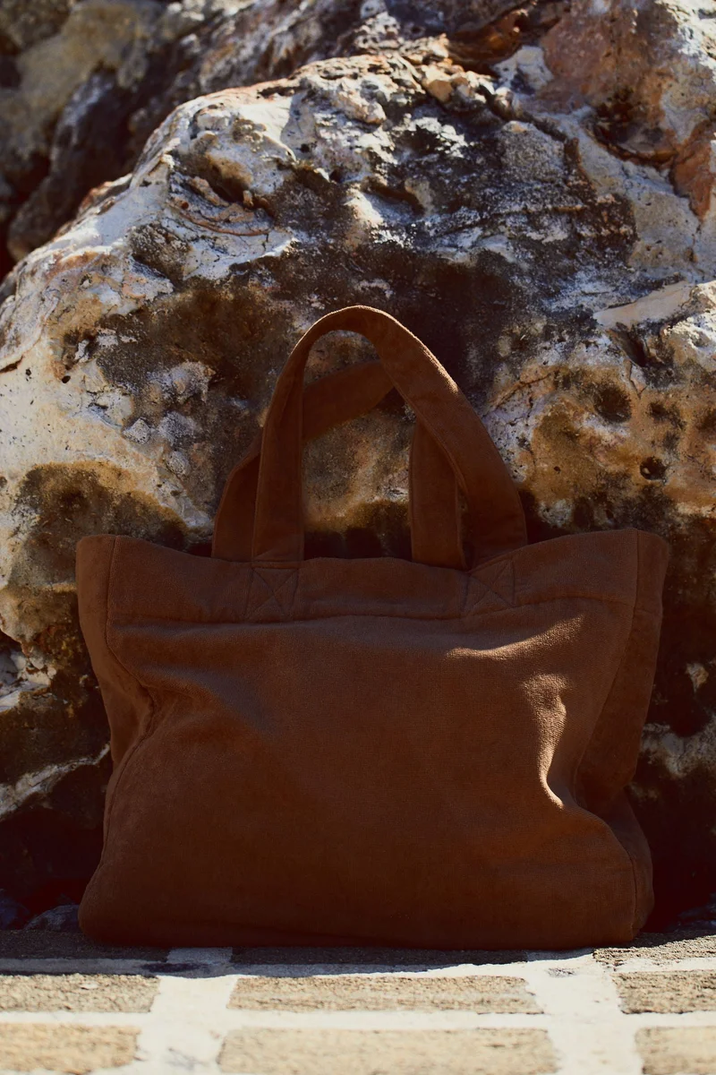 H&M Cotton terry beach bag