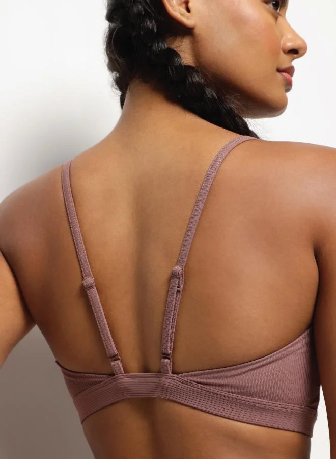 ZAECY  Yoga Bralette – Espresso Brown for Women | Best Price UAE