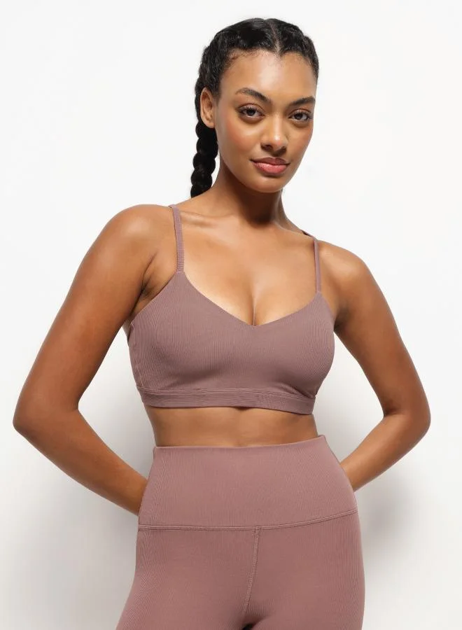 Yoga Bralette – Espresso Brown