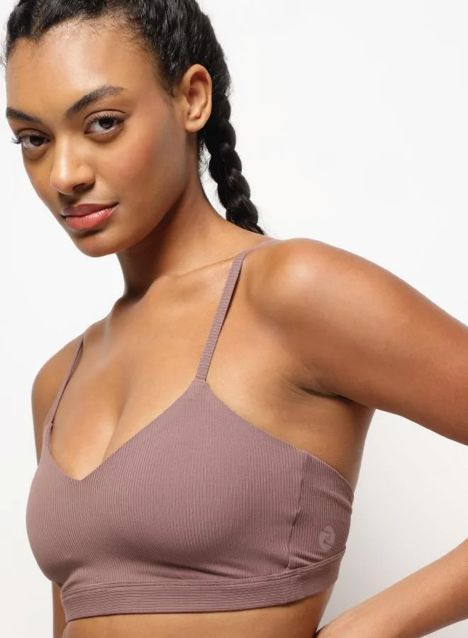 ZAECY  Yoga Bralette – Espresso Brown for Women | Best Price UAE