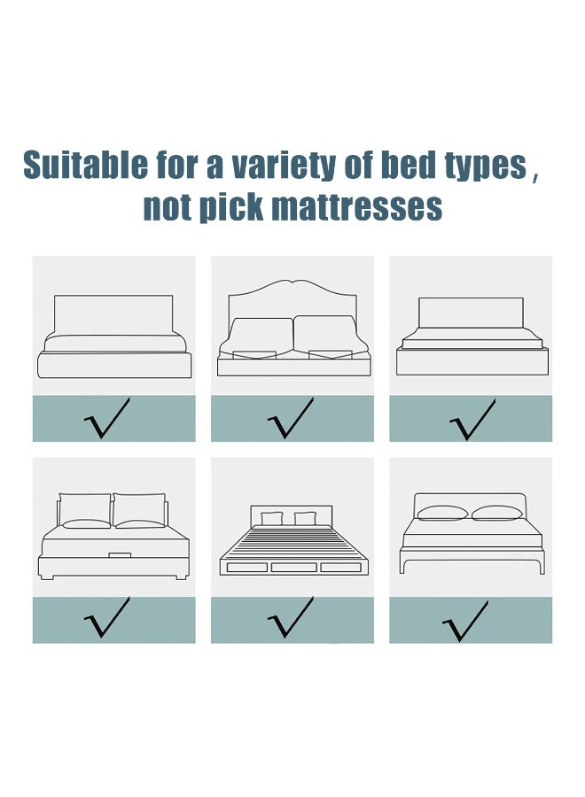 Meishida Baby Bed Rail Guard for Kids, Foldable Baby Bed Fence Safety Rail for King Beds | Extra Tall Adjustable Bed Protector King Size for Toddlers | Anti-Fall Safety Bed Guardrail for Infant - Image 5